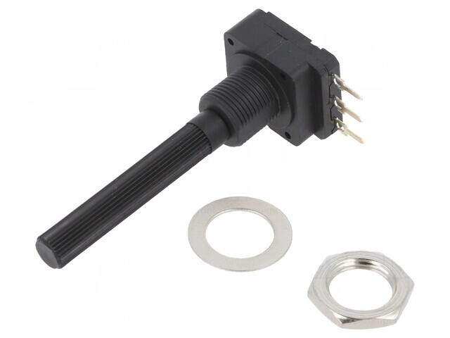 Potentiometru 200k&Omega; 200mW Axial THT 6mm Plastic Mono