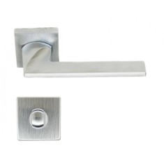 M&acirc;ner pentru uși de interior - M1058 - crom satin cu rozetă WC