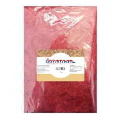 Sclipici Decorativ rosu (Glitter Decorativ) 1 Kg