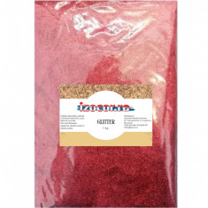 Sclipici Decorativ rosu (Glitter Decorativ) 1 Kg