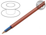 Cablu de alimentare 2x2,5mm2 LSZH roșu