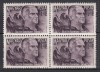 UNGARIA 1945 ENDRE BAJCSY-ZSYLINSZKY BLOC DE 4 TIMBRE MNH, Nestampilat