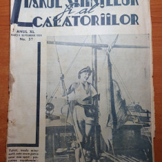 ziarul stiintelor si al calatoriilor 8 septembrie 1936-la crucea caraiman