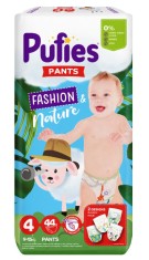 Scutece-chilotel Pufies Pants Fashion Nature Maxi, Marimea 4, 9-15 kg, 44 buc foto