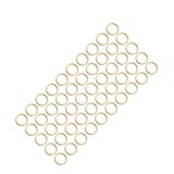 Cumpara ieftin Set 50 inele breloc, auriu 3.4 cm, grosime 2.5 mm, accesorii metalice pentru prindere chei, confectionare brelocuri, etichete si decoratiuni handmade