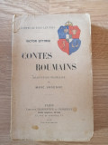 VICTOR EFTIMIU, CONTES ROUMAINS adaptare de MARC VARENNE - PARIS, 1918