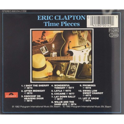 Eric Clapton Time Pieces The Best Of (cd) foto