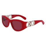 Ochelari de Soare Damă Salvatore Ferragamo SF1082S-5319600 &Oslash; 53 mm, Plastic, Bej