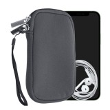 Husa Universala pentru telefon S - 4,5 inch, Neopren, Gri, 46188.1.22