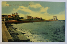 CONSTANTA - NOUL CASINO . VEDERE SPRE MARE , CARTE POSTALA ILUSTRATA , POLICROMA , CIRCULATA , 1914 foto