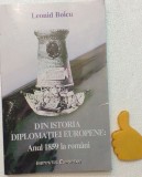 Din istoria diplomatiei europene Anul 1859 la romani Leonid Boicu