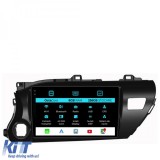Navigatie Dedicata Toyota Hilux 2015+, 10Inch, 8Gb Ram, 256Gb Stocare, Carplay Performance AutoTuning