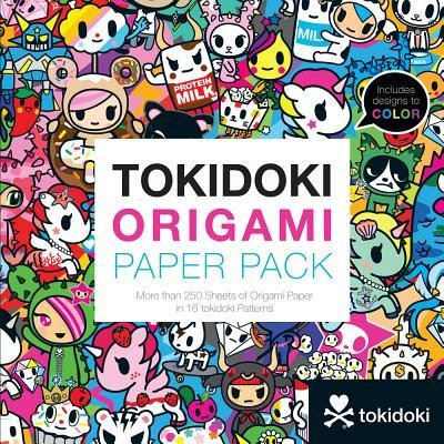 Tokidoki Origami Paper Pack: More Than 250 Sheets of Origami Paper in 16 Tokidoki Patterns foto