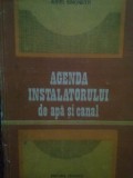 Aurel Simonetti - Agenda instalatorului de apa si canal (Editia: 1984)