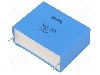 Condensator cu polipropilena, 1&micro;F, 600V AC, 1kV DC - PHE450PR7100JR02R06L2