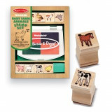 Melissa &amp; Doug - Set de stampile Pui de animale domestice