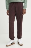adidas Originals pantaloni PRE - LOVED PNT barbati, culoarea maro, neted, JC8355