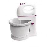 Mixer cu bol HMB-350BG, putere: 300W, 5 viteze+turbo, bol rotativ: 2.5 l