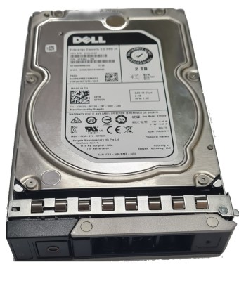 Hard disk server nou desigilat cu caddy gen14 DELL Enterprise 2TB 12Gbps 7200rpm ST2000NM0155 DP/N 7RCGV foto
