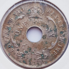 2023 Africa Britanica de Vest 1 penny 1936 George V km 9