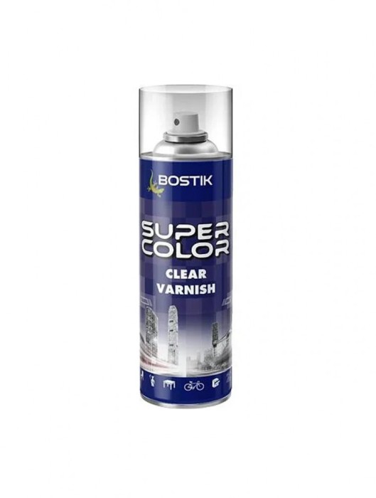 Vopsea spray lac Bostik Super Color transparent lucios interior/exterior 400 ml