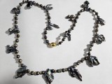 Colier cu perle baroc negre #20