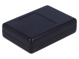 Carcasă universală ABS neagră 60x84x22mm