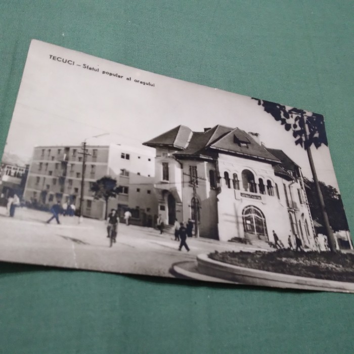 CARTE POSTALA CIRCULATA TECUCI SFATUL POPULAR AL ORASULUI