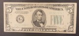 Bancnota 5 Dolari 1934 Timbru Verde - Numismatica America