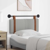 vidaXL Tăblie de pat suspendată Cu lumină LED Gri nori PU antic 3423893