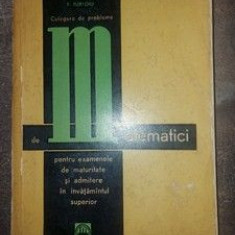 Culegere de probleme de matematici- Cezar Cosnita, Fanica Turtoiu