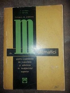 Culegere de probleme de matematici- Cezar Cosnita, Fanica Turtoiu foto