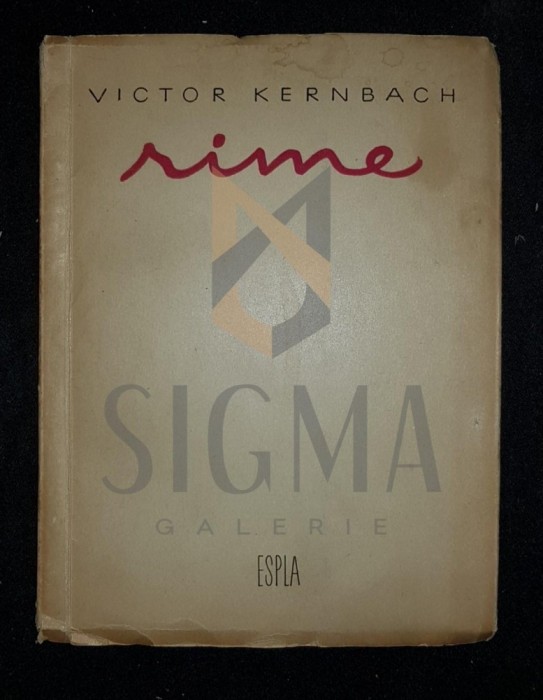 KERNBACH VICTOR (O Prima Editie cu Dedicatie si Autograf !)
