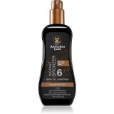 Australian Gold Spray Gel Sunscreen With Instant Bronzer spray protector pentru plajă cu efect autobronzant SPF 6 237 ml