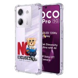Husa antisoc pentru xiaomi poco m7 pro 5g airbag tpu, col&Egrave;uri ranforsate - no excuses