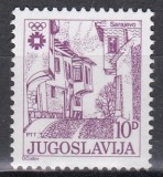 Iugoslavia 1983 - Jocurile Olimpice de iarnă -Sarajevo, Obiective turistice, MNH, Nestampilat