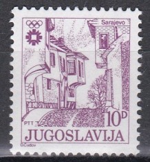 Iugoslavia 1983 - Jocurile Olimpice de iarnă -Sarajevo, Obiective turistice, MNH