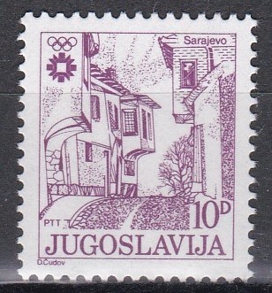 Iugoslavia 1983 - Jocurile Olimpice de iarnă -Sarajevo, Obiective turistice, MNH foto