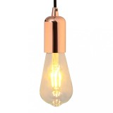 vidaXL Suporturi de lampă 2 buc Rose Gold E27