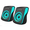 Boxe Esperanza Flamenco 2.0, 6W, Negru/Albastru, Multimedia, PC, Alimentare USB, Jack 3.5mm