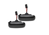 Set lampa semnalizare laterala AUDI A3 (8P), 05.2003-04.2008; A4 (B6/B7), 11.2000-2008; A6 (C5/C6), 06.2001-03.2011, LED; fumuriu; TUNING,