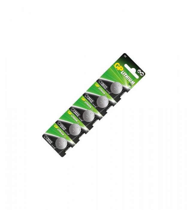 Baterie plata GP CR2032 210mAh 3V Lithium-Conținutul pachetului 1x Blister