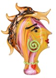 Cap de femeie-figurina din sticla Murano ROC107