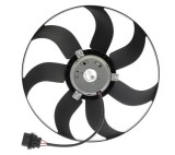 GMV ventilator radiator Seat Cordoba (6L), 2002-2009, motor 1.2; 1.4, 1.6 benzina, 1.4 TDI, 1.9 TDI/SDI, diesel, cu AC, 300/90 W; 3 pini, tip Siemens