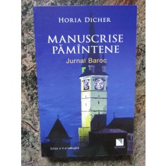 HORIA DICHER - MANUSCRISE PAMINTENE JURNAL BAROC