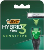 Pachet Rezerve pentru aparat de ras Flex 3 Sensitive, 4 bucati, BIC