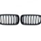 Set 2 grile duble, negru lucios, M Design pentru BMW X5 E70 E71