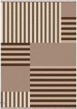 Covor Bucatarie Tip Iuta, Model Natura 19096-19, Marime 120 x 170 cm, Crem, Maro, Antialergic, Polipropilena, Bucatarie, Terasa, Sufragerie, Living, B
