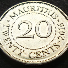Moneda exotica 20 CENTI - MAURITIUS, anul 2016 *cod 3175 = A.UNC