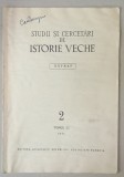 STUDII SI CERCETARI DE ISTORIE VECHE , SUBIECT : CETATEA POENARI de GH. I. CANTACUZINO , 1971 , PREZINTA HALOURI DE APA *
